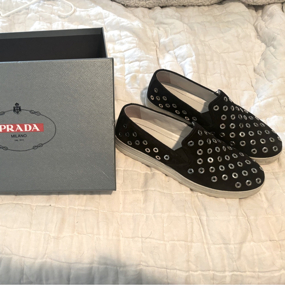 Prada Calzature Donna sneakers, black, size 38